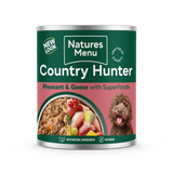 Natures Menu Dog - Country Hunter Cans Pheasant & Goose with Superfoods 6x600g