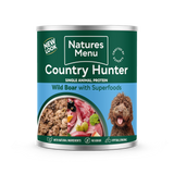 Natures Menu Dog - Country Hunter Cans Wild Boar with Superfoods 6x600g