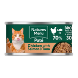 Natures Menu Cat - Adult Multipack Pate Cans 48x85g