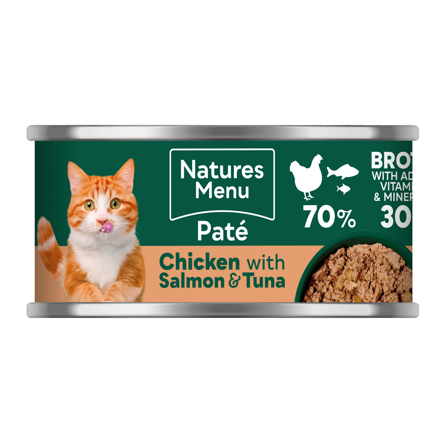 Natures Menu Cat - Adult Multipack Pate Cans 12x85g