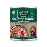 Natures Menu Dog - Country Hunter Cans Rabbit with Superfoods 6x600g