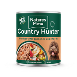 Natures Menu Dog - Country Hunter Cans Chicken  & Salmon with Superfoods 6x600g