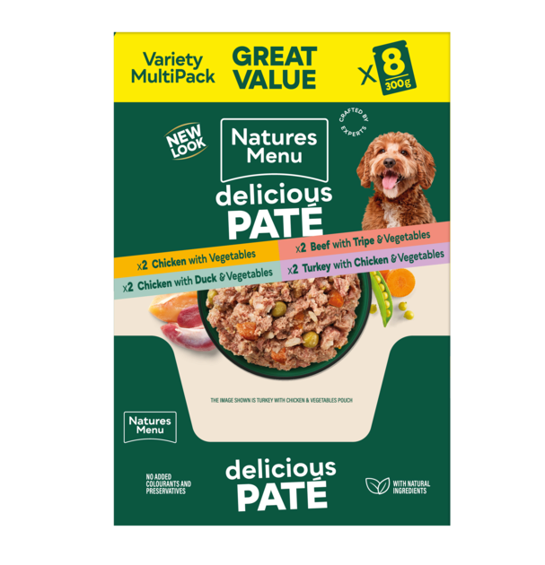 Natures Menu Dog - Adult Pouch Box Multipack 8x300g