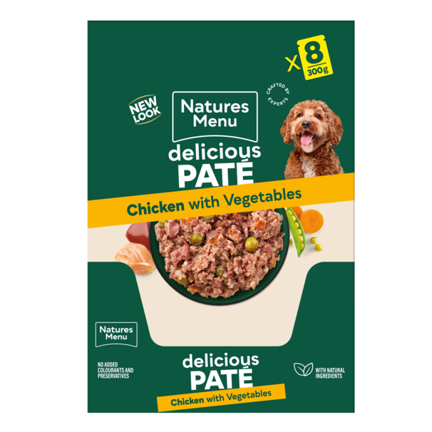 Natures Menu Dog - Adult Pouch Box Chicken With Vegetables 8x300g