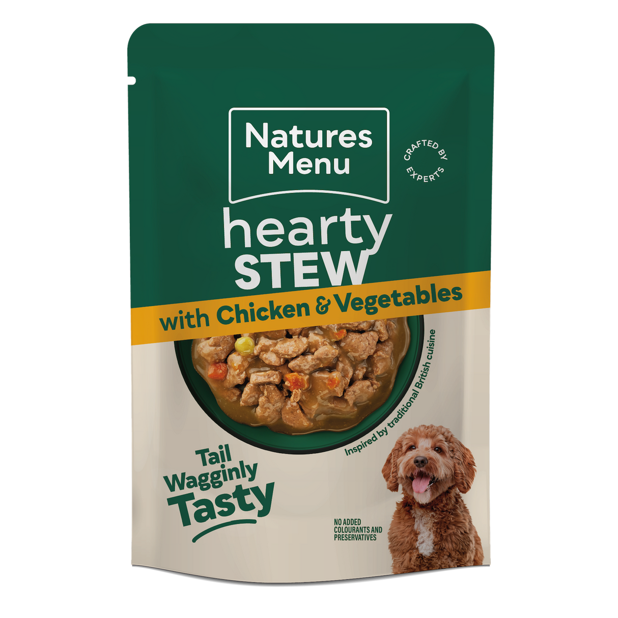 Natures Menu Dog - Chicken and Vegetable Hearty Stew Pouches 8x100g