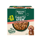 Natures Menu Dog - Beef and Carrot Hearty Stew Pouches 8x100g