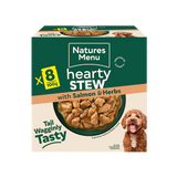 Natures Menu Dog - Salmon and Herb Hearty Stew Pouches 8x100g