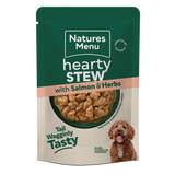 Natures Menu Dog - Salmon and Herb Hearty Stew Pouches 8x100g
