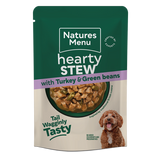 Natures Menu Dog - Turkey and Vegetable Hearty Stew Pouches 8x100g