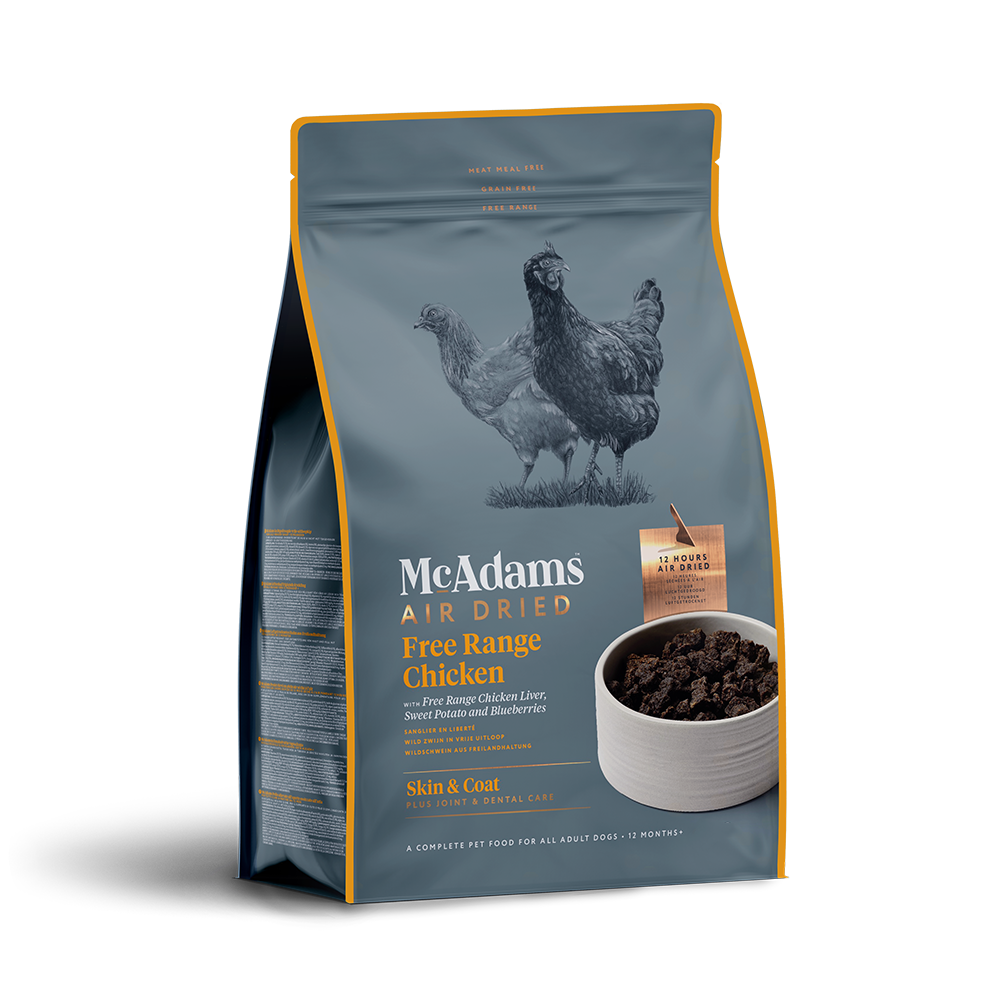 McAdams Adult Dog Air Dried Chicken Skin & Coat 400g