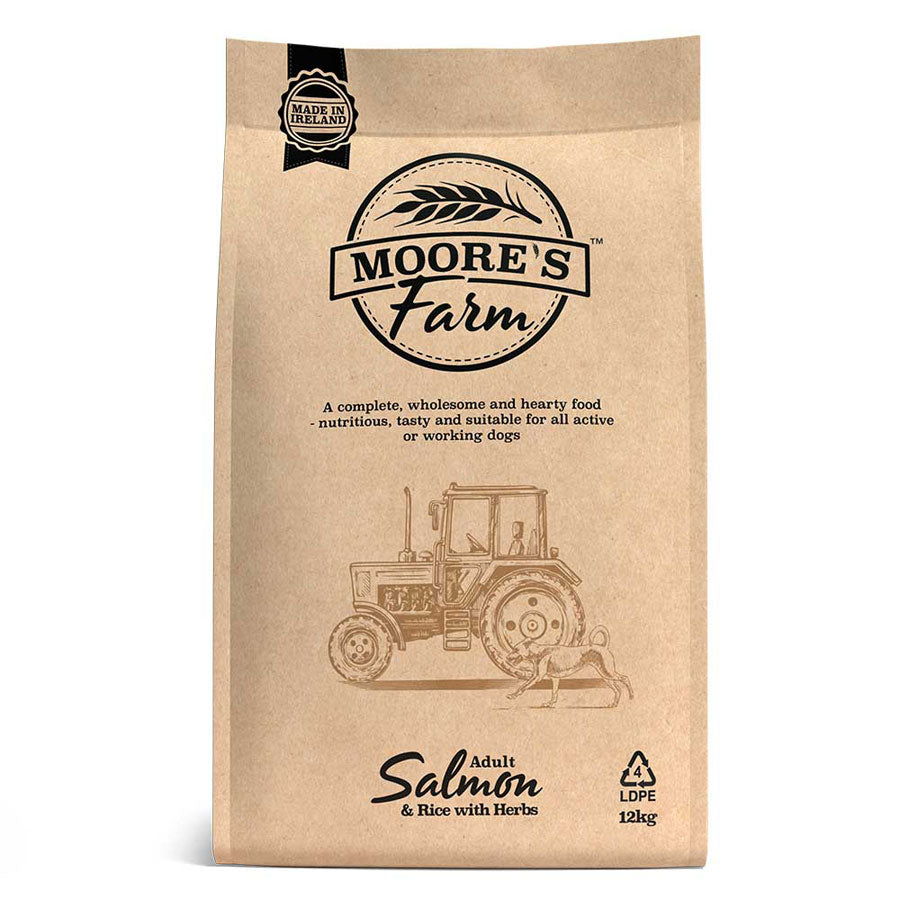 Moore's Farm Adult Salmon & Rice With Herbs 12kg