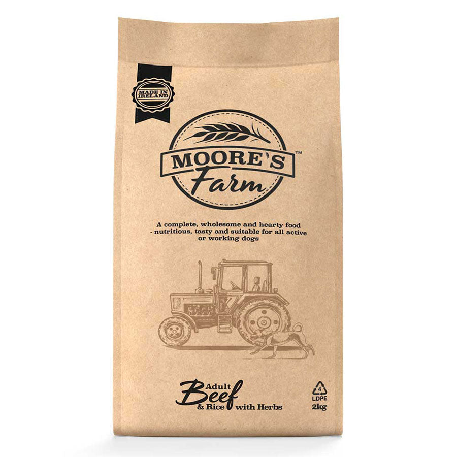 Moore's Farm Adult Beef & Rice With Herbs 2kg