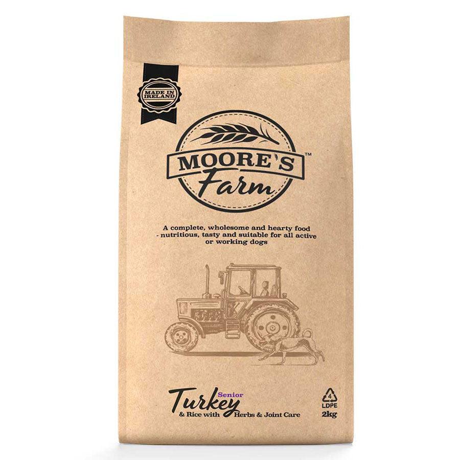 Moore's Farm Senior Turkey & Rice With Herbs & Joint Care 2kg