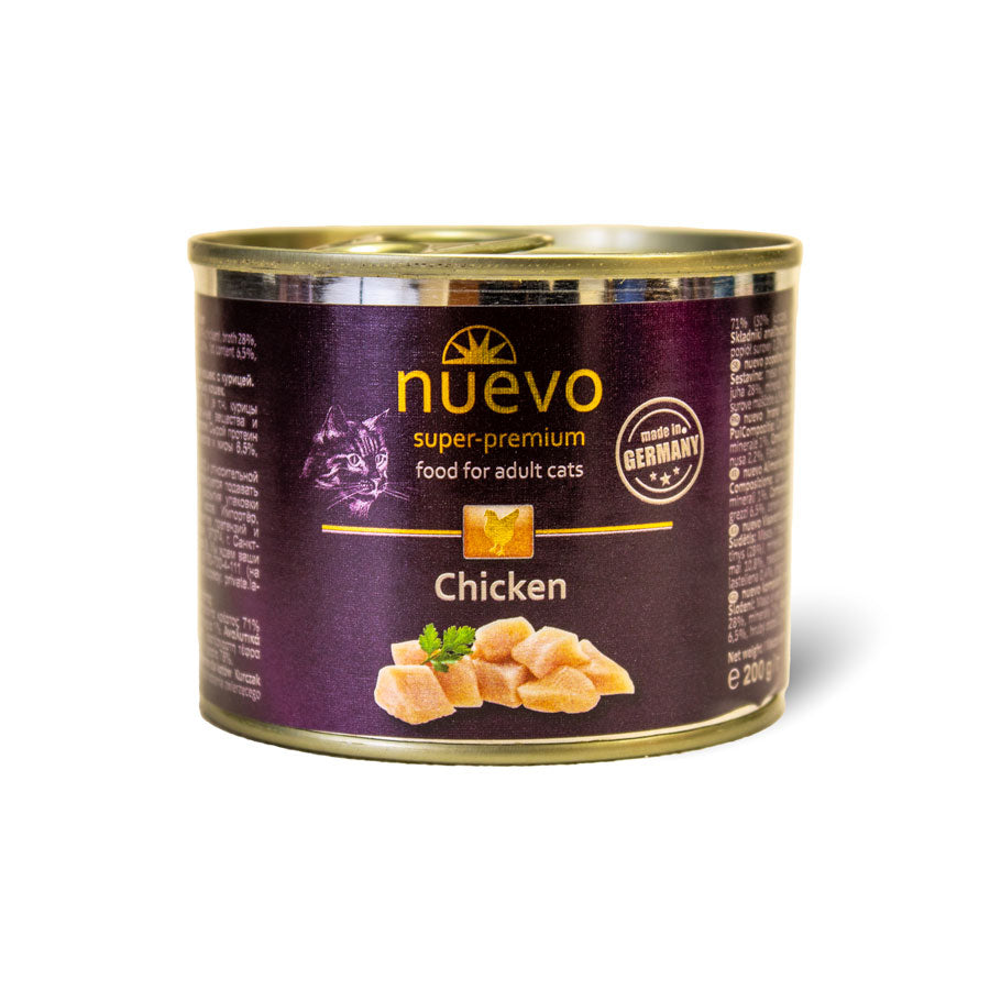 Nuevo Cat Adult Chicken 6x200g