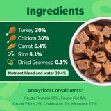 Nature Diet Dog -  Feel Good Senior Light with Turkey & Chicken with Rice, Carrots & Potato 12x390g