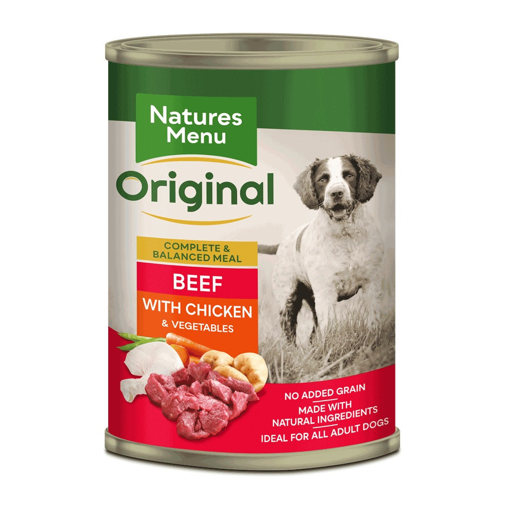 Natures Menu Dog - Original Can Beef & Chicken 12x400g