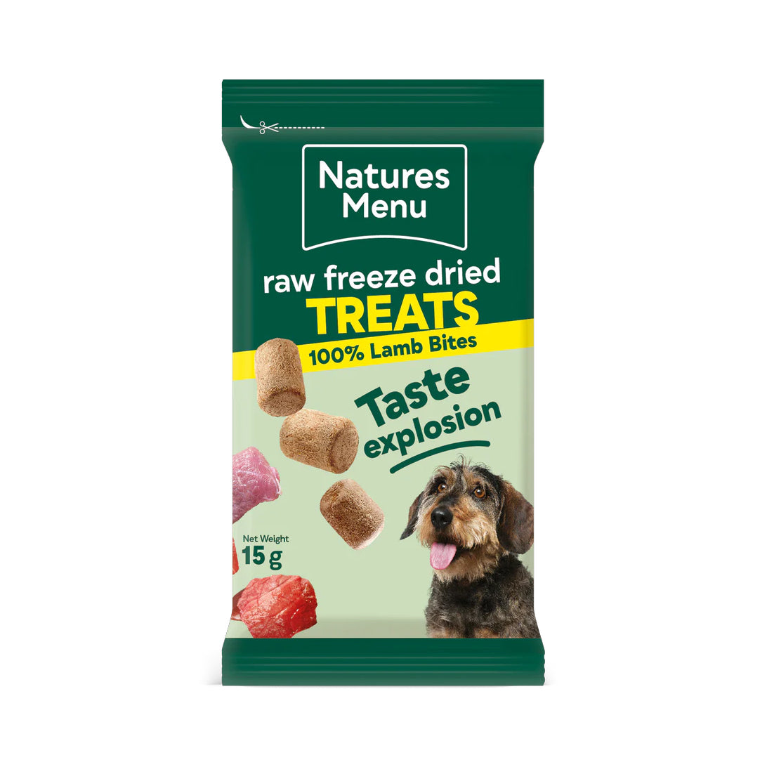 Natures Menu Dog - Freeze Dried Lamb Bites 15g