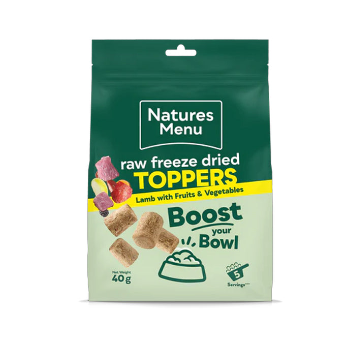 Natures Menu Dog - Freeze Dried Lamb Topper 40g