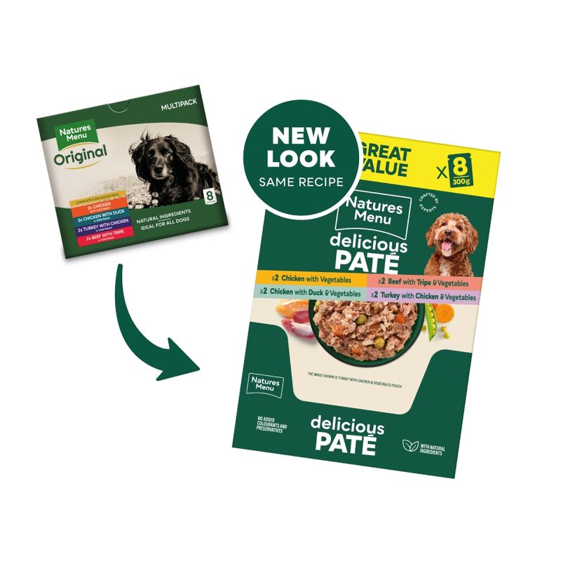 Natures Menu Dog - Adult Pouch Box Multipack 8x300g