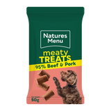 Natures Menu Dog - Meaty Treats Beef & Pork 50g