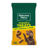Natures Menu Dog - Meaty Treats Chicken & Pork 50g