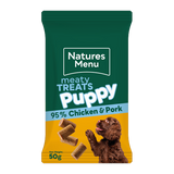 Natures Menu Dog - Meaty Treats Puppy Chicken & Pork 50g