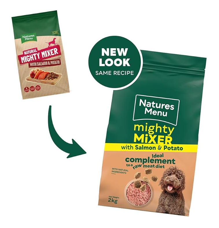 Natures Menu Dog - Mighty Mixer Salmon & Potato 2kg