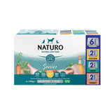 Naturo Dog - Senior Dog With Rice Variety Trays 6x400g