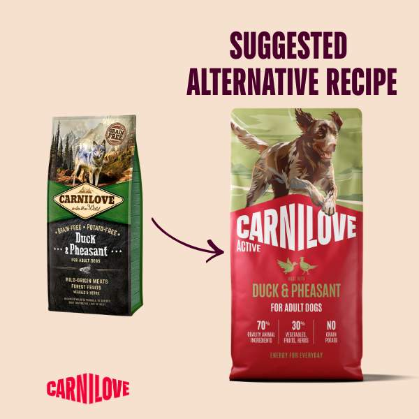 Carnilove Dog - Active Duck & Pheasant Adult 1.5kg