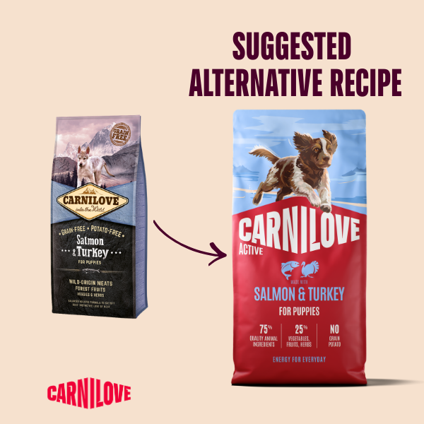 Carnilove Dog - Active Salmon & Turkey Puppy 12kg