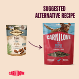 Carnilove Trout Enriched With Dill Soft Dog Treats 200g
