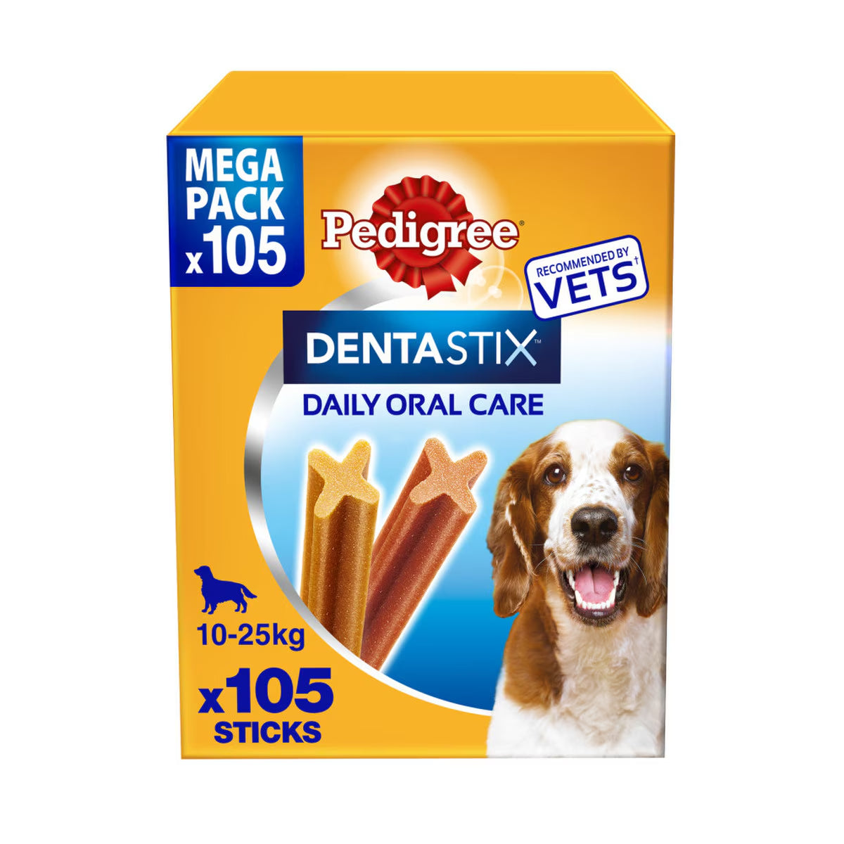 Pedigree Dentastix Medium 105 Pack 10-25kg