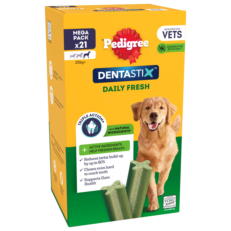 Pedigree Dentastix Fresh Large 21 Pack 25kg+