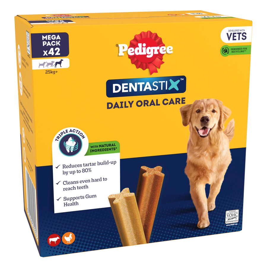 Pedigree Dentastix Large 42 Pack 25kg+