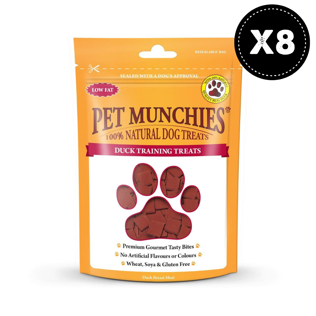 Pet Munchies Duck Dog Training Treats 8x50g