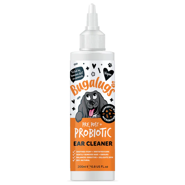 Bugalugs Pre, Post & Probiotic Dog Ear Cleaner 200ml