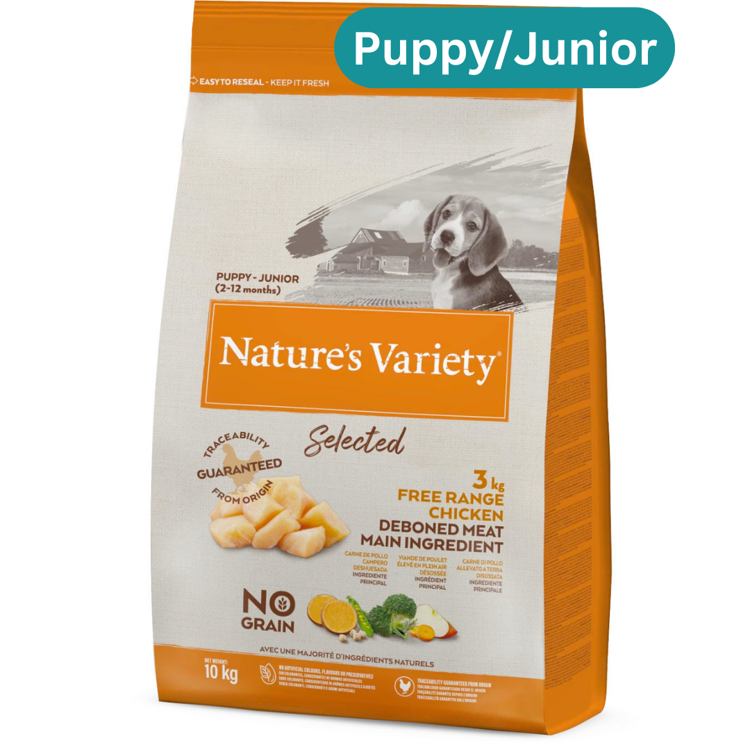 Natures Variety Dog - Selected Dry Puppy Junior Chicken 10kg