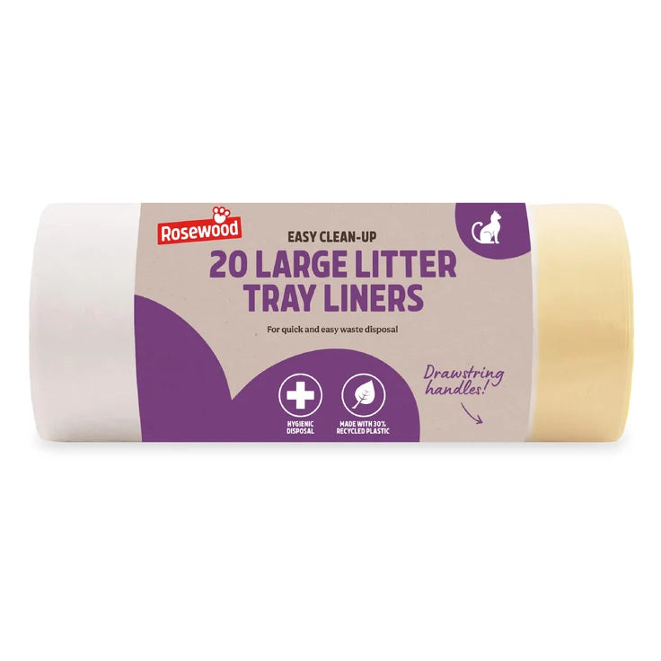 Rosewood Drawstring Litter Liners Large Roll 20 Pack