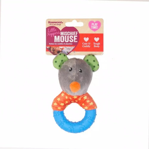 Rosewood Little Nippers Mischief Mouse for Puppies