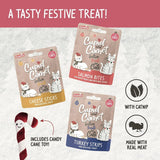 Rosewood Cupid & Comet Christmas Dinner Cat Stocking