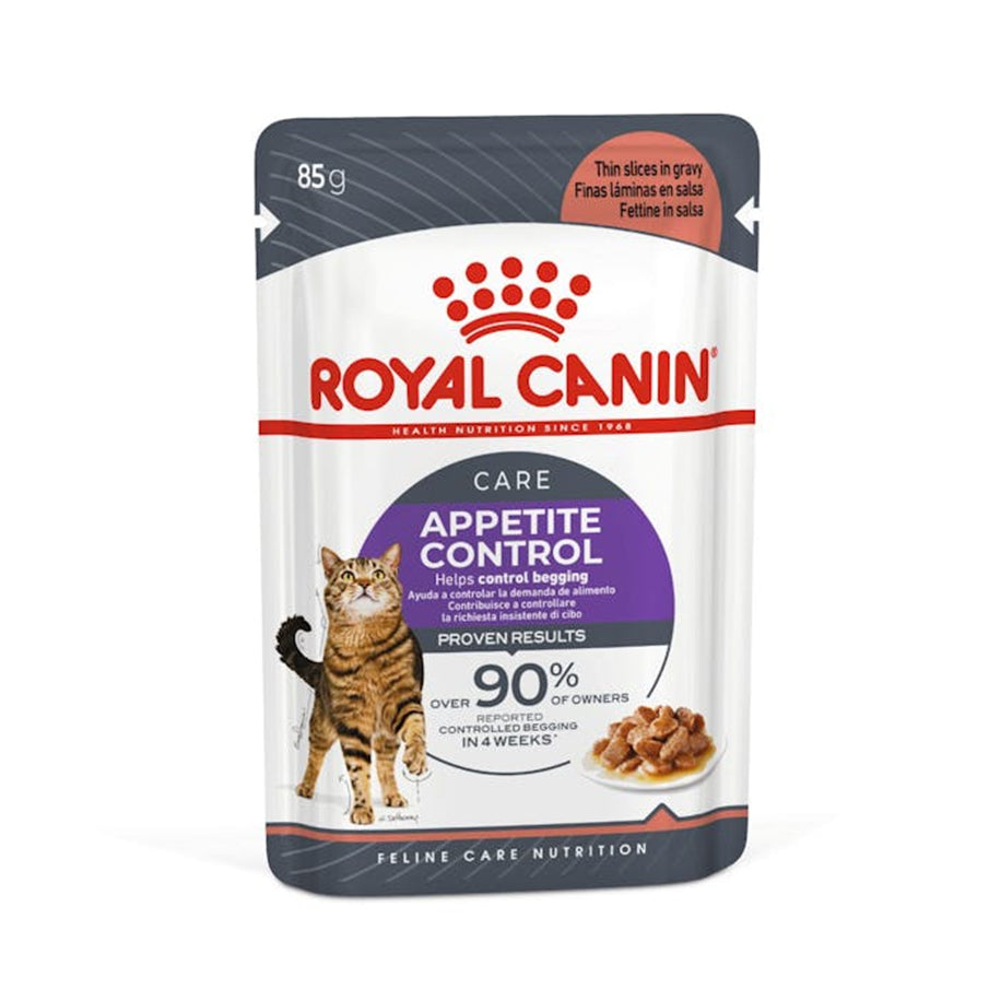 Royal Canin Cat - Pouch Box Appetite Control In Gravy 12x85g