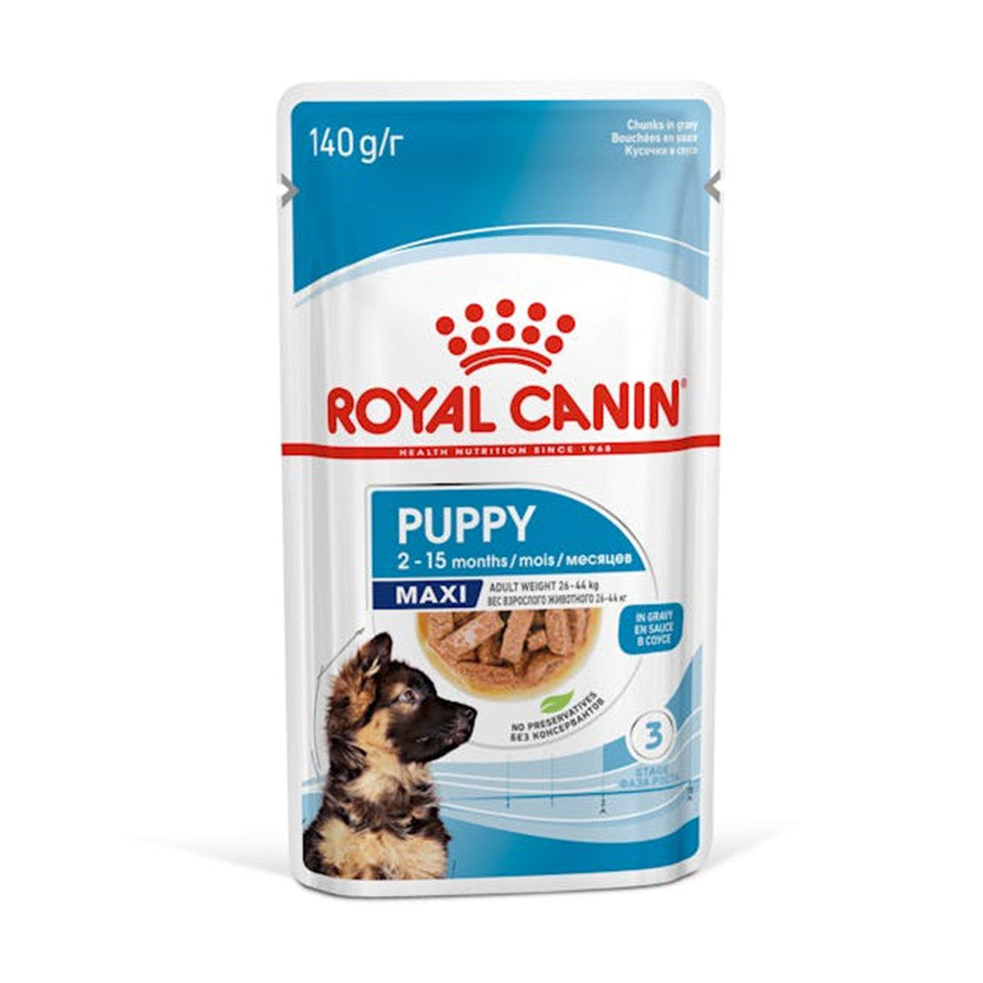 Royal Canin Dog - Pouch Box Maxi Puppy 10x140g