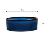 Scruffs Reactive Glaze Food Bowl Midnight 19cm