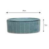 Scruffs Reactive Glaze Food Bowl Pinstripe 19cm