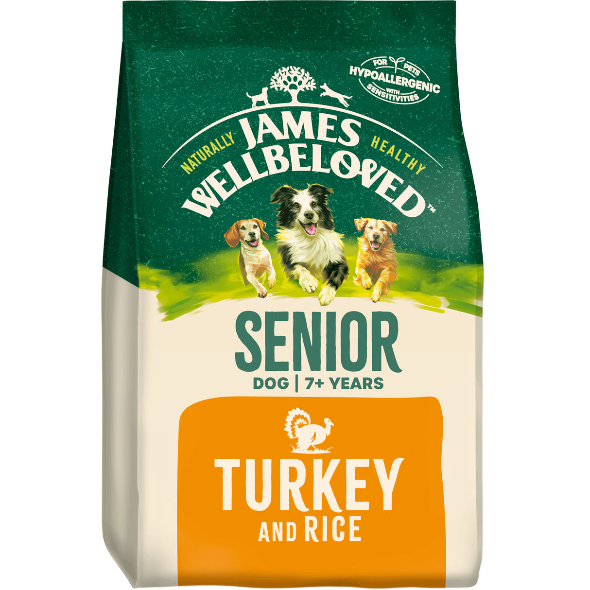 James Wellbeloved Dog - Senior Turkey & Rice 15kg