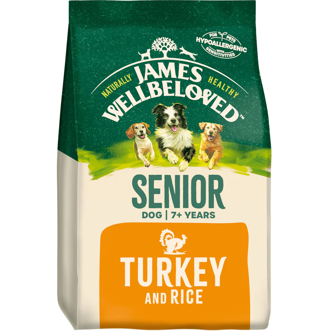 James Wellbeloved Dog - Senior Turkey & Rice 2kg