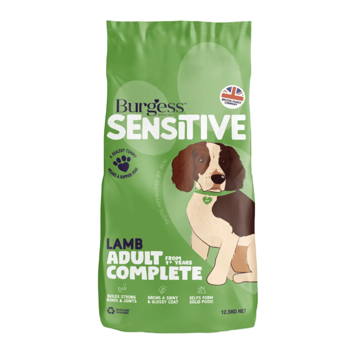 Burgess Dog - Sensitive Adult Lamb & Rice 12.5kg