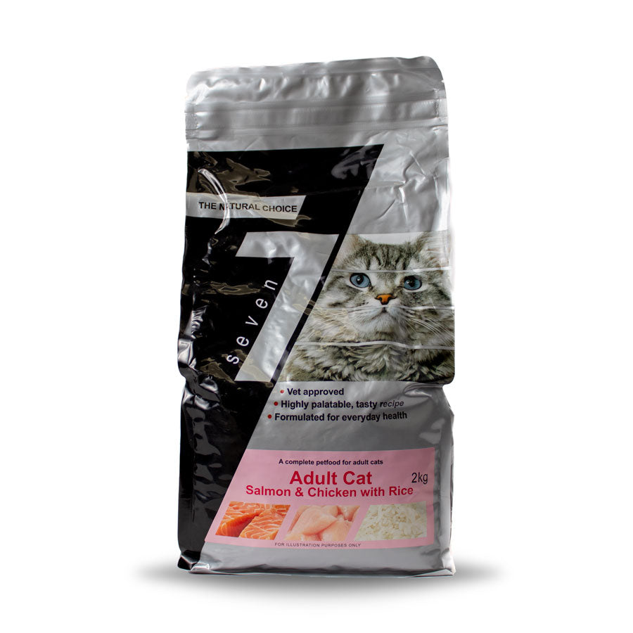 Seven Cat - Adult Salmon & Chicken With Rice 2kg