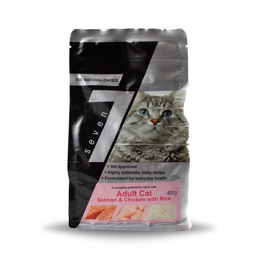 Seven Cat - Adult Salmon & Chicken With Rice 400g