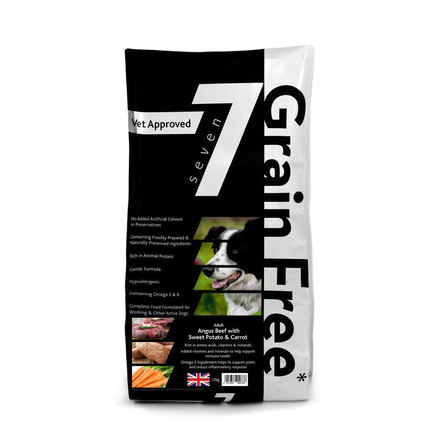 Seven Dog - Adult Angus Beef with Sweet Potato & Carrot Grain Free 12kg